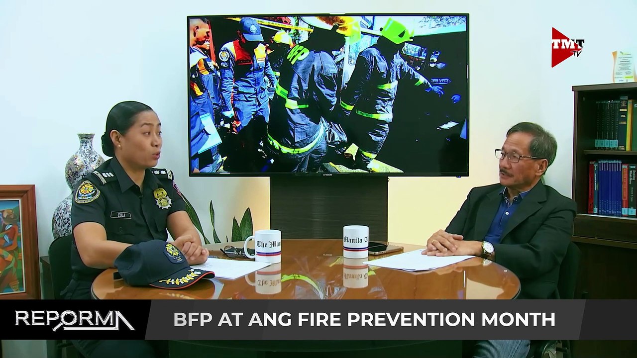 REPORMA: BFP AT ANG FIRE PREVENTION MONTH