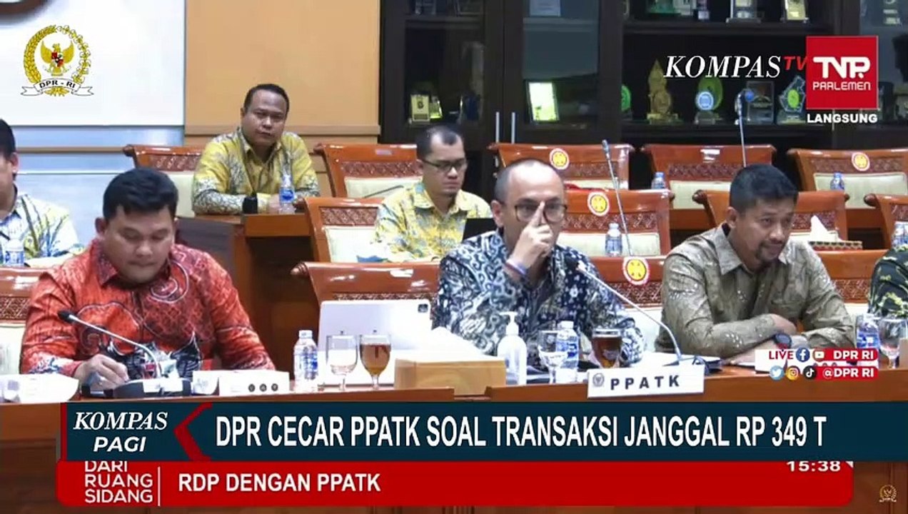Momen Komisi III DPR Cecar PPATK soal Transaksi Janggal Rp349 Triliun!