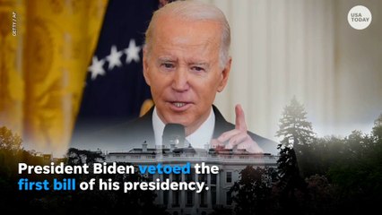 President Biden takes on GOP with first veto of bill on retirement climate investments | World News