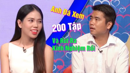 Với kinh nghiệm xem 200 tập HẸN HÒ thanh niên đã hạ đo ván đối thủ nhanh chóng