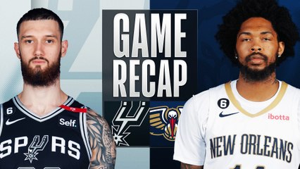 Game Recap: Pelicans 119, Spurs 84