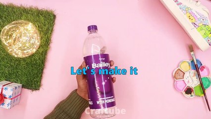 How to make pencil box with waste bottle ｜｜ Diy pencil box from water bottle