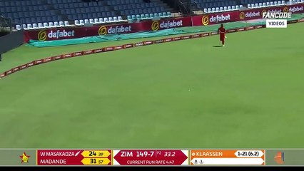 NED v ZIM 1st ODI Highlights_NED shock ZIM to win by 3 wickets
