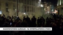 46 interpellations à Paris après les manifestations illégales