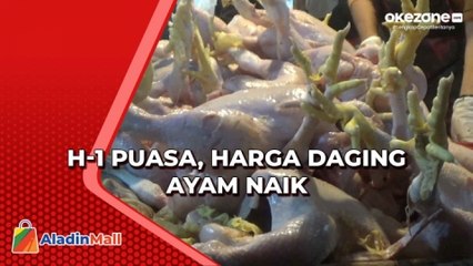 Satu Hari Jelang Puasa, Harga Daging Ayam Naik