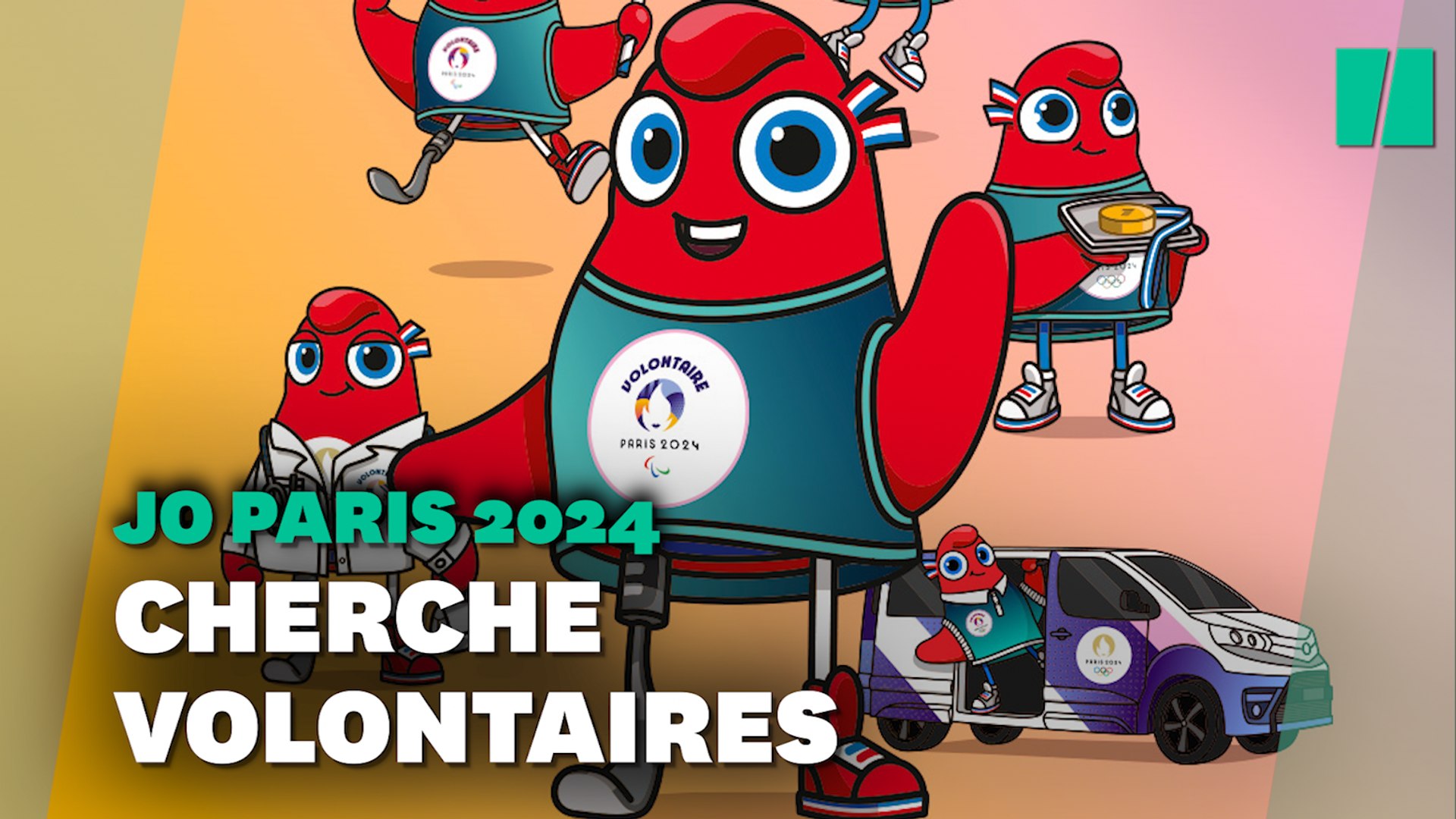 Le clip des JO de Paris 2024 pour recruter des volontaires - Vidéo  Dailymotion