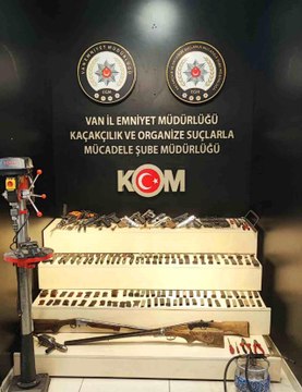 Van'da silah imalatı ve ticareti yapanlara operasyon: 2 tutuklama