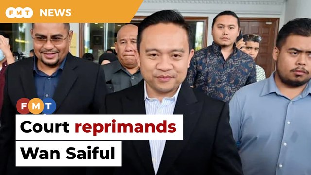 Court reprimands Wan Saiful for being late for graft trial