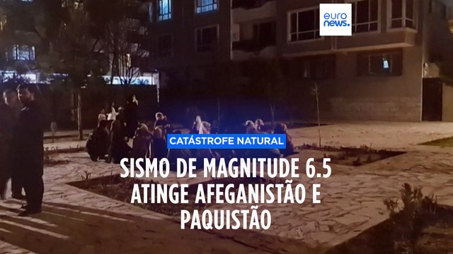 Sismo semeia pânico no Afeganistão e Paquistão