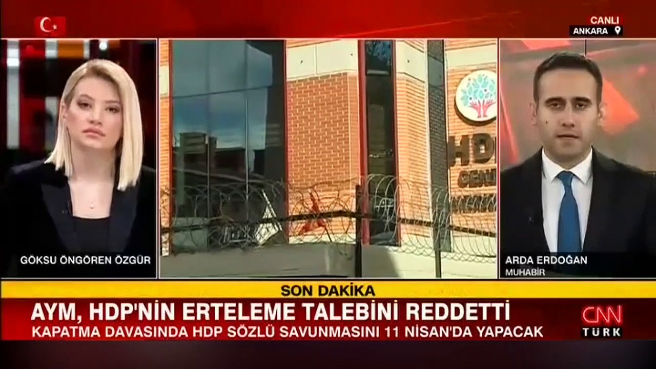AYM, HDP'nin erteleme talebini reddetti