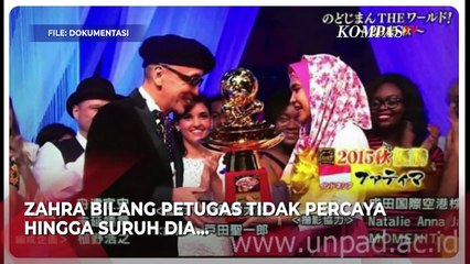 Pengakuan Fatimah Zahratunnisa Disuruh Petugas Bea Cukai Nyanyi saat Tebus Piala