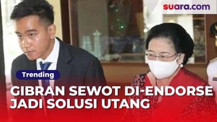"Aku Iki Dudu Debt Collector" Gibran Sewot Di-Endorse Jadi Solusi Utang