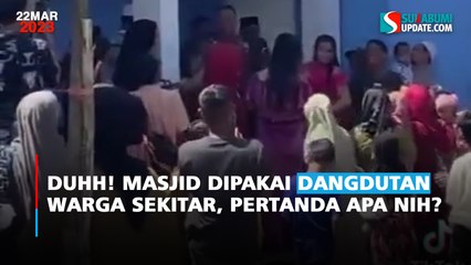 Duhh! Masjid Dipakai Dangdutan Warga Sekitar, Pertanda Apa nih?