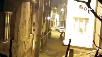 Görüntüler Bursa'dan... Arkalarına bakmadan kaçtılar