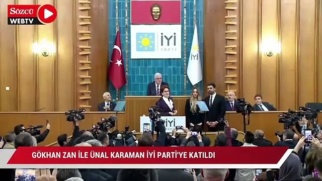 Gökhan Zan ile Ünal Karaman İYİ Parti’ye katıldı