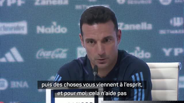 Argentine - Scaloni : "Un nouveau défi à relever"