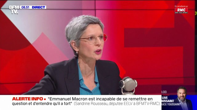 Sandrine Rousseau (EELV): On va avoir Emmanuel Macron, le monarque républicain, qui va recevoir Charles III, pendant que le peuple est en train de manifester