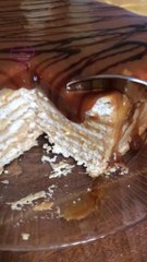 كيكة بدون فرن بالكراميل بنة gâteau sans cuisson au caramel au beurre salé