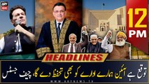 ARY News | Prime Time Headlines | 12 PM | 22nd March 2023