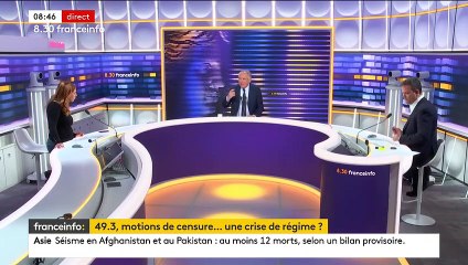 Emmanuel Macron conteste la "légitimité" de "la foule" : "Les manifestations ont leur légitimité", mais "qui n'est pas supérieure à la légitimité démocratique", selon François Bayrou