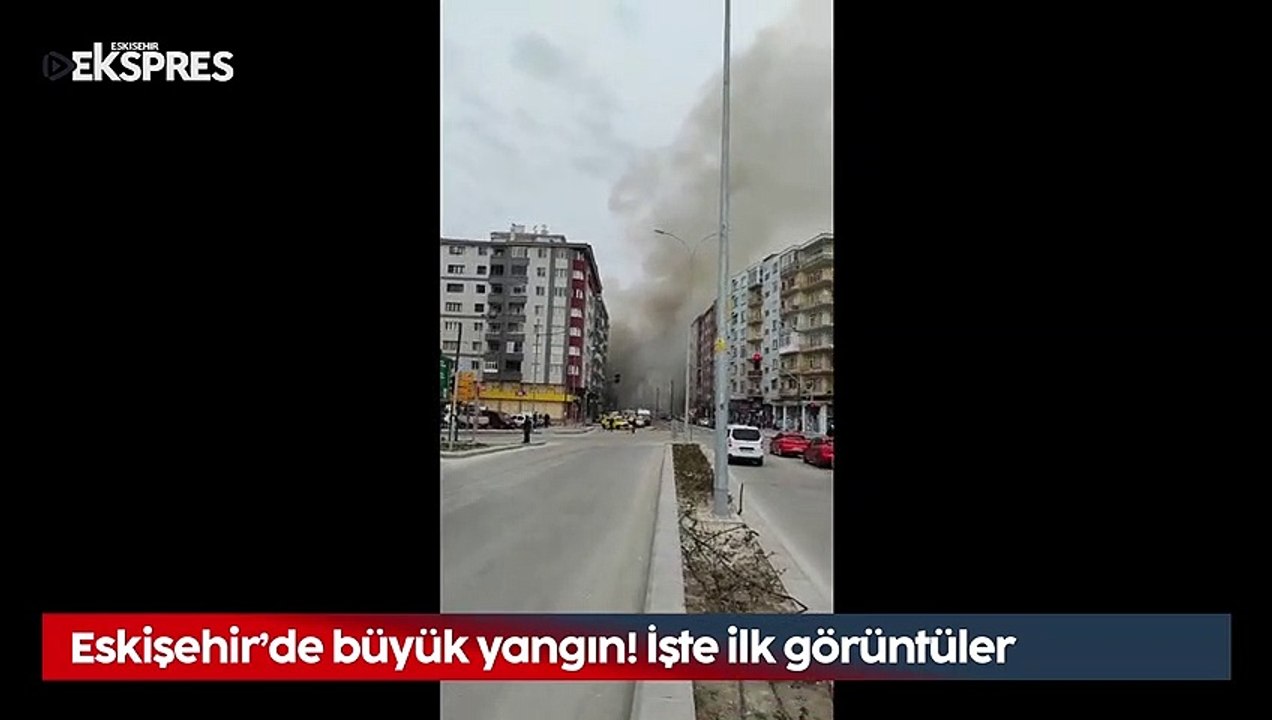 Eskişehir'de yangın paniği! Dumanlar bir anda yükseldi