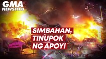 Simbahan, tinupok ng apoy! | GMA News Feed