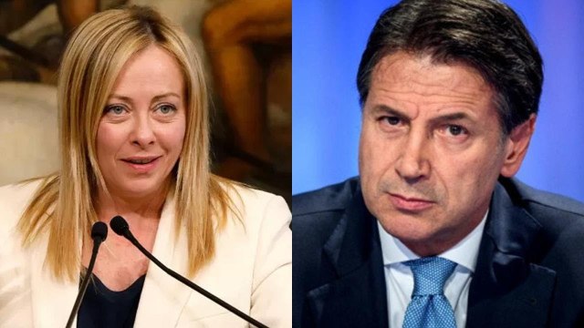 Giorgia Meloni, schiaffo a Conte in Senato Ucraina, puerile menzogna