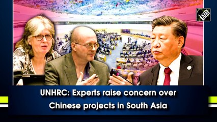 Experts raise concern over Chinese projects in South Asia during UNHRC's 52nd regular session