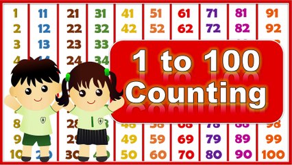 Learn 1 to100 counting | 1 to 100 counting for kids