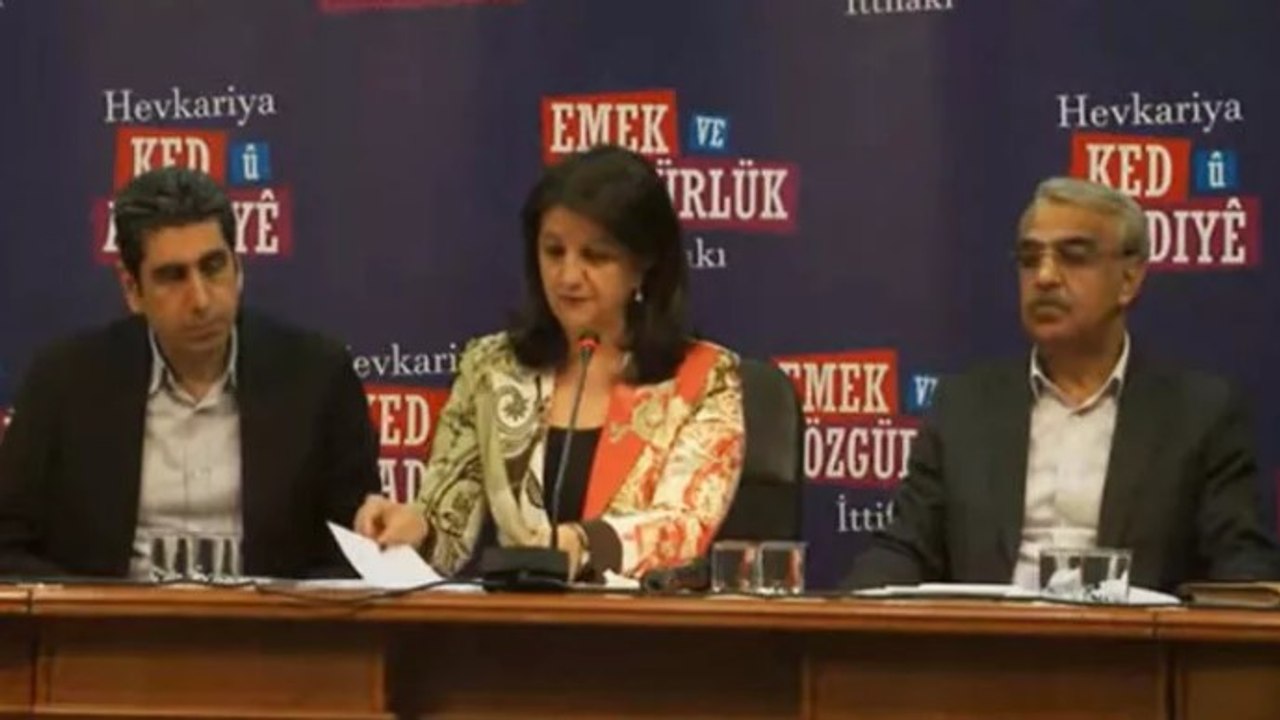 HDP'nin de dahil olduğu Emek ve  Özgürlük İttifakı, Cumhurbaşkanı adayı çıkarmayacak