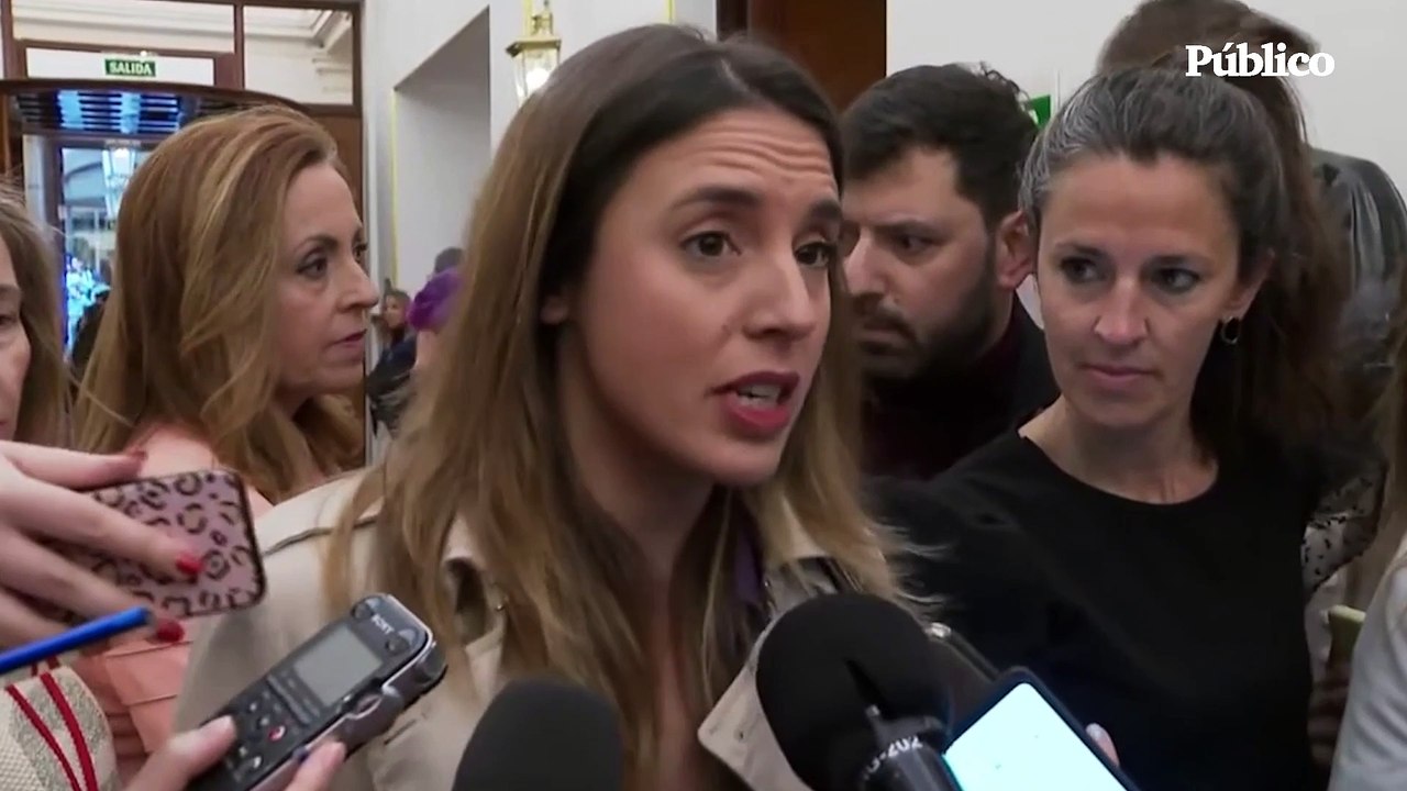 Irene Montero: "Yolanda Díaz y el presidente defendieron bien la tarea del Gobierno"
