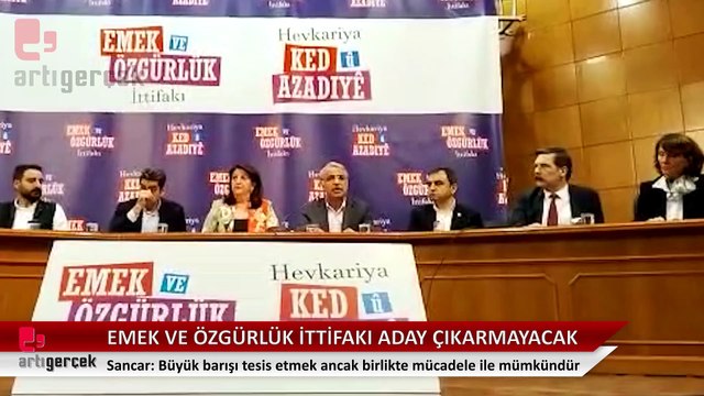 HDP Eş Genel Başkanı Mithat Sancar: Büyük barışı tesis etmek ancak birlikte mücadele ile mümkündür