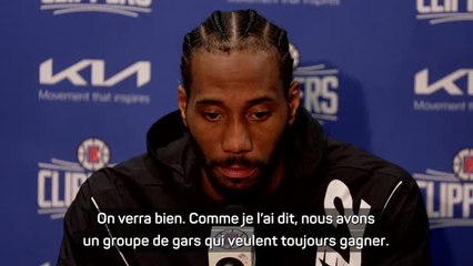 Clippers - Qui pour remplacer Paul George ? Leonard : "Nous avons un groupe de gars qui veulent toujours gagner"