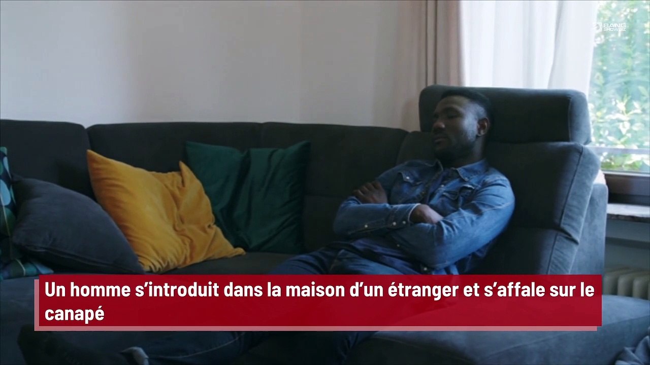 Un homme s’introduit dans la maison d’un étranger et s’affale sur le canapé !