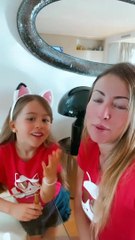 Laura Figueiredo com a filha Beatriz