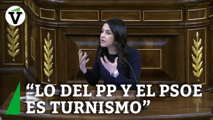 Arrimadas arremete contra PP y PSOE: "España no necesita turnismo, necesita reformismo"