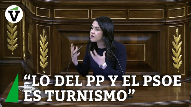 Arrimadas arremete contra PP y PSOE: España no necesita turnismo, necesita reformismo
