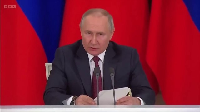 Putin warns UK over depleted uranium weapons - BBC News