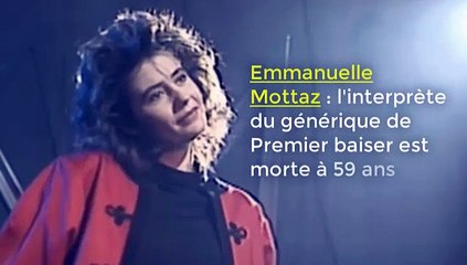 EMMANUELLE MOTTAZ, LA CHANTEUSE DE "PREMIER BAISER", EST MORTE À 59 ANS