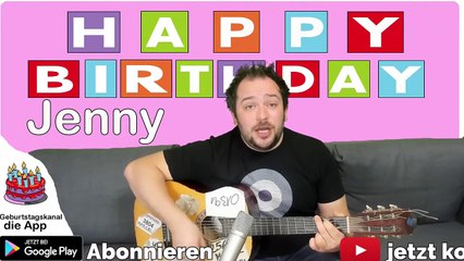 Happy Birthday, Jenny! Geburtstagsgrüße an Jenny