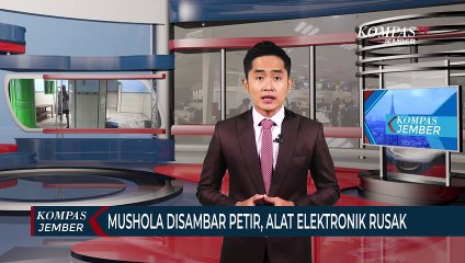 Mushola Disambar Petir, Atap dan Alat Elektronik Rusak