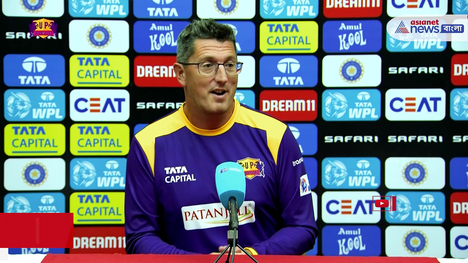 উইমেনস প্রিমিয়ার লিগে ইউপি ওয়ারিয়র্সের পারফরম্যান্সে খুশি কোচ জোনাথন লুইস