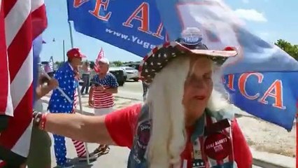 Trump Supporters Rally Near Mar-a-Lago, Claim Another Witch Hunt