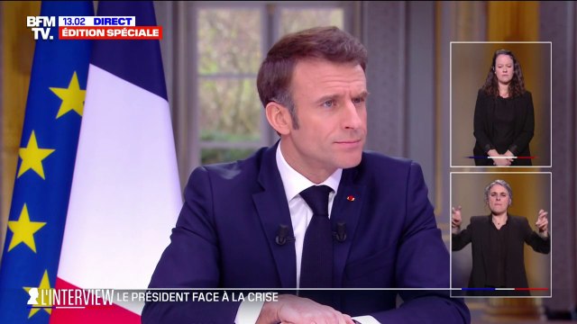 Emmanuel Macron: Le gouvernement, comme le Parlement, a essayé de tenir compte de ces manifestations