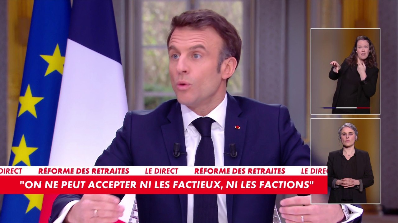 Emmanuel Macron : «Cette réforme, j'aurais voulu ne pas la faire»