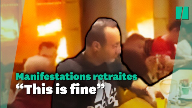 Entouré par les flammes, ces clients avaient une bonne raison de ne pas s’inquiéter