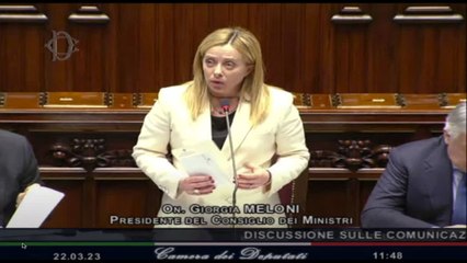 Meloni: sentite molte falsità, opposizione non ha altro da dire