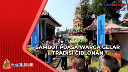 Ratusan Warga Purbalingga Gelar Tradisi Ciblonan Sambut Puasa Ramadan