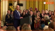 Biden honors actors, artists, musicians at White House