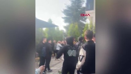 KOLEJDE YAŞANAN BEYZBOL SOPALI KAVGADA 3 KİŞİ GÖZALTINA ALINDI